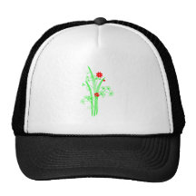 Blumen flowers retromütze
