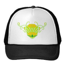 Blumen flowers trucker mützen