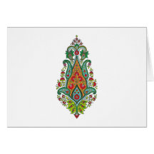 Blumenmuster floral pattern grußkarte