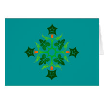Blumenmuster floral pattern karte