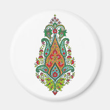 Blumenmuster floral pattern kühlschrankmagnet