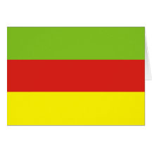 Bodoland Indien flagga Hälsnings Kort