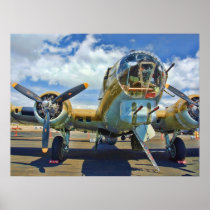 Boeing B-17 flygfästning Affischer