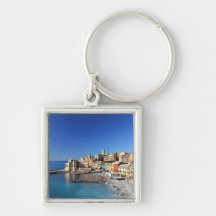 Bogliasco överblick, italien nyckel ring