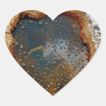 BOILING WATER IN A VOLCANIC POOL STICKER
