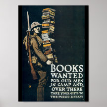 Bokar önskade världskrig II Posters