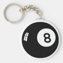 Boll för magi 8 nyckel ring