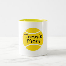 Boll för tennismammatennis kaffe muggar