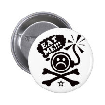 Bombardera Crossbones - svart Knappar