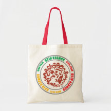 BOMBPLAN HEAD-RASTA (hänga lös), Tote Bags