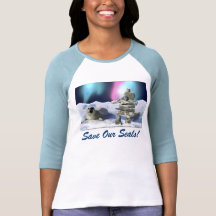 "BÖN~-sparan vår sälar!", Toppar & utslagsplatser T-shirt