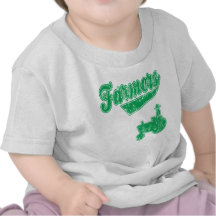 Bönder görar grön traktoren tee