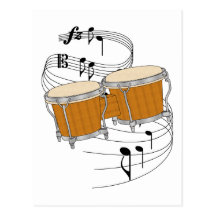 Bongos Vykort