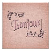 Bonjour fotografitryck