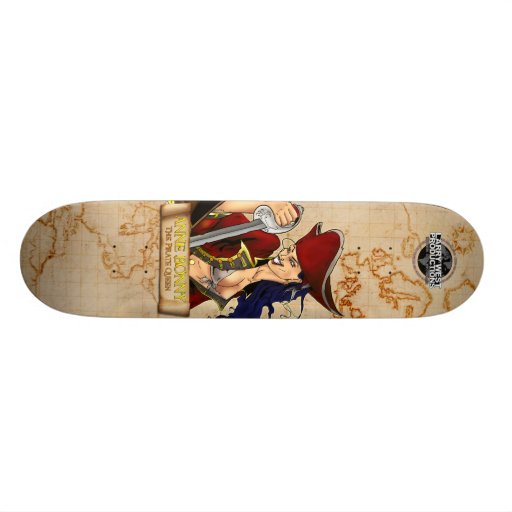 Bonny Anne: Piratdrottningen Skate Deck