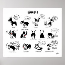 Boogien signalerar vid den Lili hakan Posters