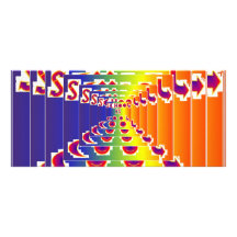BOOKMARK.1276.SCHOOL ÄR COOL.RNBW.STARS RACKKORT MED FULL FÄRG