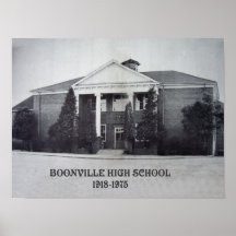 BOONVILLE-KICK SCHOOL-POSTER AFFISCH