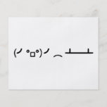 BordFlip som bläddrar ASCII-emoticonen Flyg Blad