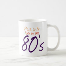 Bördigt 80-tal kaffe mugg