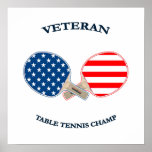 Bordtennisveteran Posters