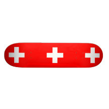 Borgerlig Ensign av Schweitz, sverigeflagga Skateboard