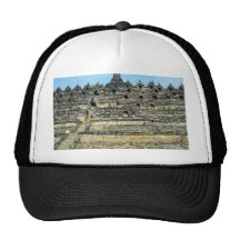 Borobudur Java, Indonesien Trucker Kepsar