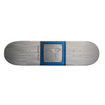 Borstad Metall-look balett Skateboard