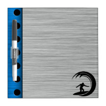 Borstat surfa för metalllook Dry-Erase boards