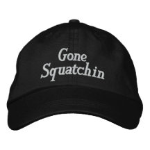 Borta Squatchin broderad hatt
