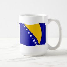 Bosnien och Hercegovina flaggamugg