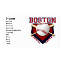 BOSTON BASEBALLVISITKORTAR