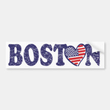 Boston kärlek bildekaler