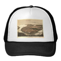 Boston Massachusetts i 1877 Mesh Kepsar