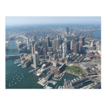 Boston samlas horisont vykort