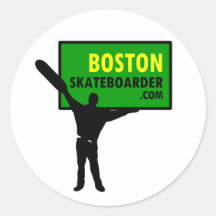 Boston Skateboarderklistermärkear