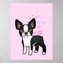 Boston Terrierkärlek Affischer