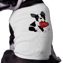 Boston Terrierkärlek Hund Tee
