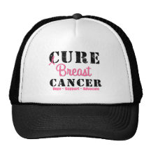 Botbröstcancer Trucker Kepsar