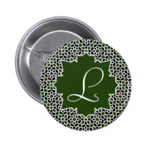 Botón personalizable R Alhambra 00009 + Letra