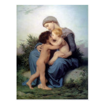 Bouguereau - L'Amour Fraternel Vykort