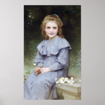 Bouguereau - Paquerettes Affisch
