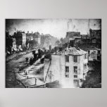 Boulevard du Tempel Först fotograferar den bosatt  Posters