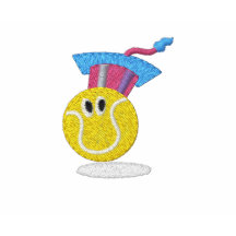 Bouncee™ som ler broderad logotyp T för tennis bol