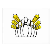 Bowla stift vykort