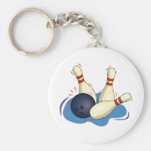 Bowling Keychain Nyckel Ringar