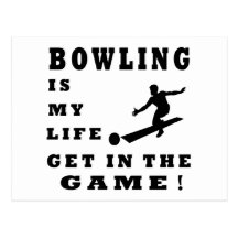 Bowlingen är mitt liv vykort
