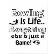 Bowlinggåvaobjekt Vykort
