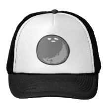 Bowlingklot i hand plockadestil trucker keps