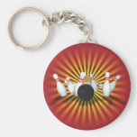 Bowlingklot & stift: 3D modellerar: Keychain Nyckel Ring